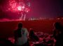 Pictured is the Barnhart family enjoying the fireworks from the soccer fields located on the grounds of the Lacey Sports Complex. (Barnhart photo)