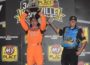 Gio Scelzi won the 31st Annual 360 Knoxville Nationals Presented by Great Southern Bank Saturday (Ken's Racing Pix)