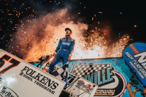Kyle Larson Achieved a Dream with His Knoxville Nationals Win Saturday Night (Jared Buckallew/Ascent Media)