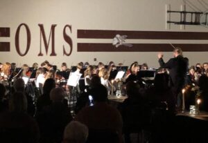 Members of the middle and high school orchestra program perform at the 30th Annual Orchestra Dessert Concert. (submitted photo)