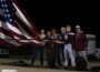 Last Friday the American Flag was raised at Statesmen Community Stadium by seniors Wiliam Campbell, William Leonard, and Lucas Philips of Boy Scout troop 71 in Oskaloosa. These 3 young men went from raising this flag as Cub Scouts to raising it as Eagle Scouts.
