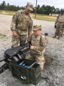 Pfc. Taylor Patterson with Company C, 168th Infantry joined in June 2020 and enlisted infantry.  (submitted photo)