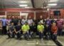 Members of the New Sharon Fire Department, and various first responders and retired first responders pose after receiving recognition this past week.