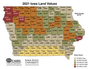 2021 ISU Land Value Survey