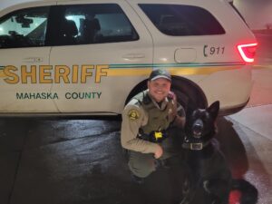 Mahaska County Deputy David Wilke and K9 Rocco (Mahaska County Sheriff's Department Image)