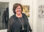 Diane Crookham-Johnson during the opening of her photography exhibit at the Oskaloosa Art Center on March 30th, 2022.