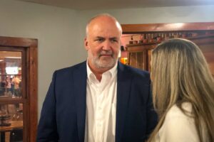 Jim Carlin at Smokey Row in Oskaloosa. May 2022