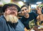 Myself and Roy Aguillon at Wood Iron Grille in Oskaloosa.