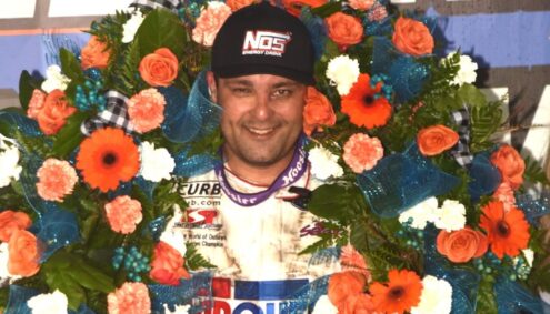 Donny Schatz won his 11th Knoxville Nationals Crown Saturday (Paul Arch Photo)