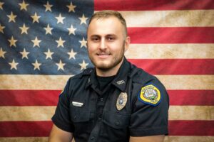 Oskaloosa School Resource Officer Logan Nord.