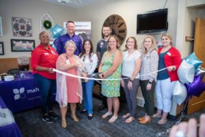 Mahaska Health recently cut the ribbon on the improved facility and availability to the New Sharon area.