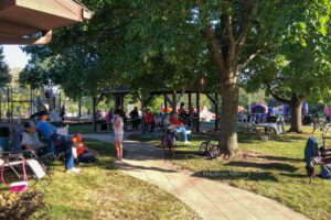 A community celebration took place on Saturday afternoon and evening in University Park.