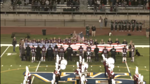 Hero's night at the Oskaloosa Football Game 
