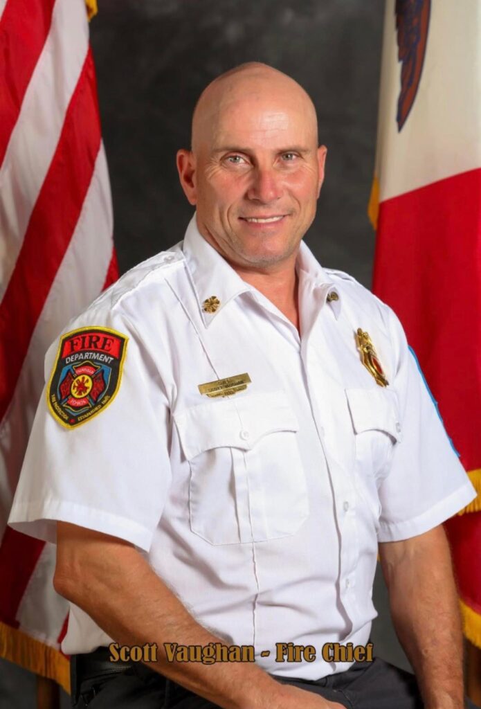 Vaughan Settles Into Role As Oskaloosa Fire Chief Oskaloosa News