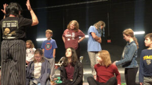 Area youth are preparing for Saturday performances of "The Jungle Book' at George Daily Auditorium.