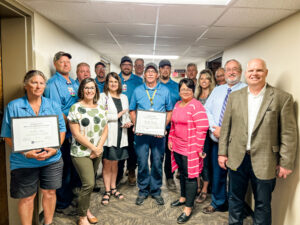 Mahaska Health is delighted to announce the Facilities Team and Randy Glandon, Maintenance Supervisor, have been recognized and honored with esteemed awards for their exceptional contributions. 