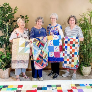 Helping Hands Quilt Group Donates Quilts to Patients at Mahaska Health