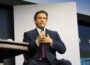 Florida Gov. Ron DeSantis spoke July 14, 2023 at the Family Leadership Summit in Des Moines. (Photo by Kathie Obradovich/Iowa Capital Dispatch)