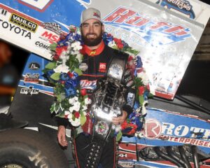 James McFadden cashed $21,000 for winning the Front Row Challenge in Oskaloosa Monday (Paul Arch Photo)