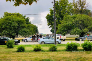 Police used an armored vehicle during an incident at Spring Creek Village.