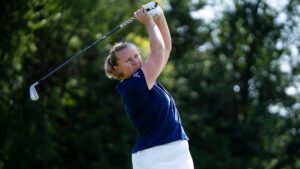 Olivia Lange (Jr., Buckeburg, Germany, Business Management) posted the best three-round score in school history as she paced the Statesmen women's golf team at the Northwest Iowa National Invitational Monday and Tuesday.