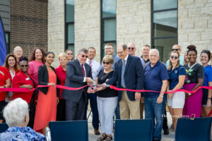 The ribbon was official cut on August 27th, 2023 to the new YMCA located on Green Street in Oskaloosa.