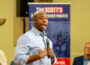 South Carolina Tim Scott holds a town hall as he runs for President in 2024.