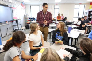 The National Book Foundation has named Oskaloosa High School Spanish teacher Dr. Tim Foster one of eight members of the inaugural cohort selected for the NBF Teacher Fellowship.