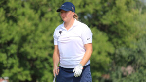 Olivia Lange (Jr., Buckeburg, Germany, Business Management) broke a school record last week and that helped her to net additional recognition as she was named Heart of America Athletic Conference Women's Golfer of the Week Monday.