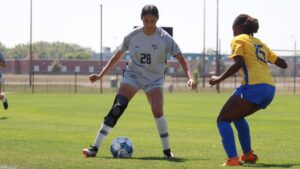 The Statesmen women's soccer team created a variety of scoring opportunities Sunday, but could not cash in on any of them in a 3-0 non-conference loss to Briar Cliff.