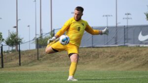 The Statesmen men's soccer team notched an early goal, but could not keep the equalizer out of the net as it returned home with a 1-1 non-conference tie with Morningside Tuesday.