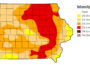 Extreme drought still grips nearly a quarter of the state. (Courtesy of U.S. Drought Monitor)