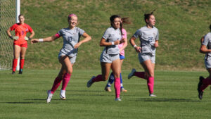 Taylor Witthauer (Sr., Vancouver, Wash., Nursing) drove home a pair of goals, but the Statesmen women’s soccer team could not get past Culver-Stockton in a 3-2 Heart of America Athletic Conference setback Saturday.