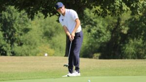 The Statesmen men's golf team produced a pair of respectable scores as it concluded its fall campaign at the Heart Preview Monday and Tuesday.