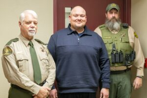 Mahaska County Sheriff's Reserves and Posse members that received a 15-year certificate of service.