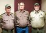 Mahaska County Sheriff's Reserves and Posse members that received 30-year and 40-year certificates of service.