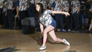Gabi Evans (Sr., West Liberty, Iowa, Psychology and Sociology) placed in the top 15 as the William Penn women’s bowling team battled at the ISYL Leatherneck Classic last Saturday and Sunday.