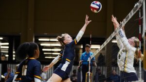 The William Penn women's volleyball team got the favor returned to it Tuesday on Senior Night as it fell 3-2 to Mount Mercy in Heart of America Athletic Conference action.