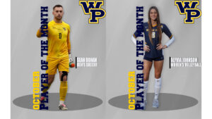 Junior men's soccer player Sean Bohan (Dublin, Ireland, Business Management) earned the Male award, while junior women’s volleyball player Alyvia Johnson (Owatonna, Minn., Business Management) claimed the Female honor.  The laurel is the first for Bohan, while Johnson becomes a two-time honoree.