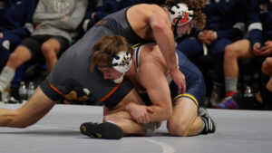 The Statesmen men’s wrestling team pushed to the end, but again came up just short in a 25-20 Heart of America Athletic Conference dual meet loss to Central Methodist Friday.