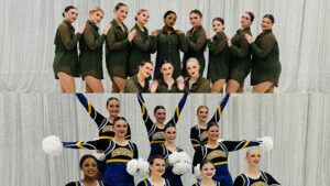 The William Penn competitive dance team got on the competition floor for the first time Thursday as it performed twice at the Iowa State Dance Competition.