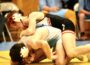 RD Keep/NM Communications Photo Ryan Groom works on Lynnville-Sully’s Kendric Johnson en route to a 14-0 major decision.