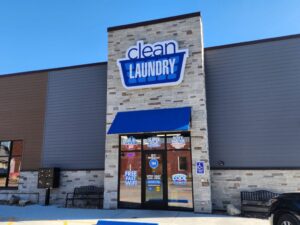 The Clean Laundry laundromat in Oskaloosa, Iowa. (Photo by Robert Leonard)