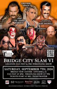 Experience the attitude and excitement of live professional wrestling when Central Empire Wrestling (CEW) returns to the Bridge View Center for Bridge City Slam VI Saturday, September 7 at 7pm.
