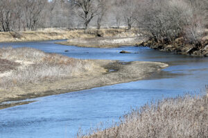  The North Raccoon River routinely has elevated levels of nitrate contamination. (Photo by Jared Strong/Iowa Capital Dispatch)