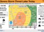 National Weather Service weather outlook for April 30th, 2024.