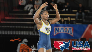 Adaugo Nwachukwu (Jr., San Jose, Calif., Exercise Science) was chosen as the best of the best, earning the title of 2024 USA Wrestling Women's College Wrestler of the Year Thursday.