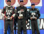 Saturday Winners at Knoxville, Aaron Reutzel (360), Dusty Zomer (410), Mike Mayberry (Pro)