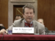 U.S. Food and Drug Administration Commissioner Robert Califf testifies before the U.S. Senate Agriculture Appropriations Subcommittee on Wednesday, May 8, 2024. (Screenshot from Senate livestream)