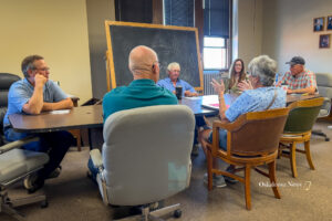 The Mahaska County Board of Supervisors met with some mayors of smaller communities in a work session about the potential of hiring a part-time economic director.
